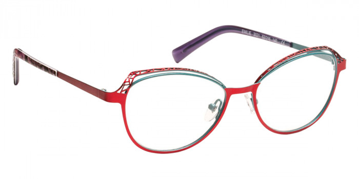 J. F. Rey™ Emilie 3021 52 - Red/Sky Blue