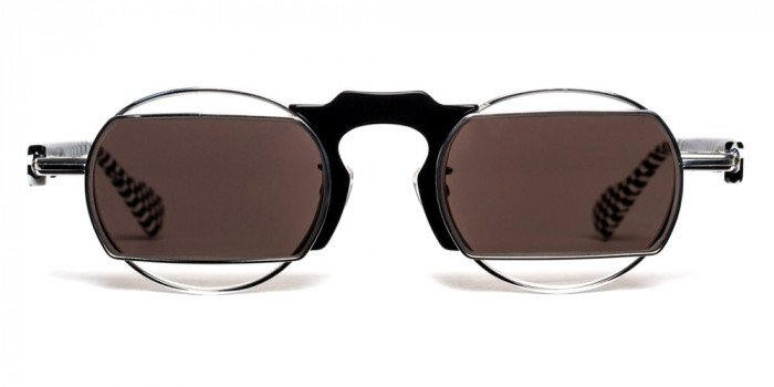 J. F. Rey™ HKXJF01 0110 47 - Black/Checkerboard/Shiny Silver