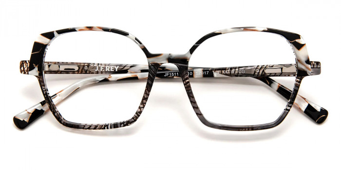 J. F. Rey™ JF1511 0510 52 - Black Lace/Pearl White Black