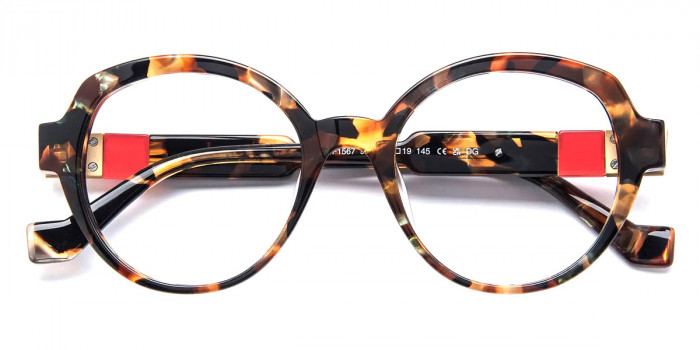 J. F. Rey™ JF1567 9855 50 - Brown Amber/Red