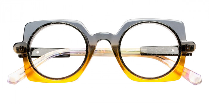 J. F. Rey™ JF1578 0352 44 - Gradient Gray Honey/Black Glitter/Gold Pearly