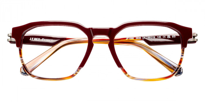 J. F. Rey™ JF1586 3838 56 - Burgundy/Burgundy Graphic