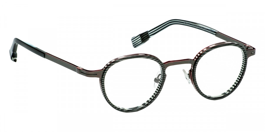 Color: Black/Gunmetal/Black and White Stripes (0503) - J. F. Rey JFRJF2677050343