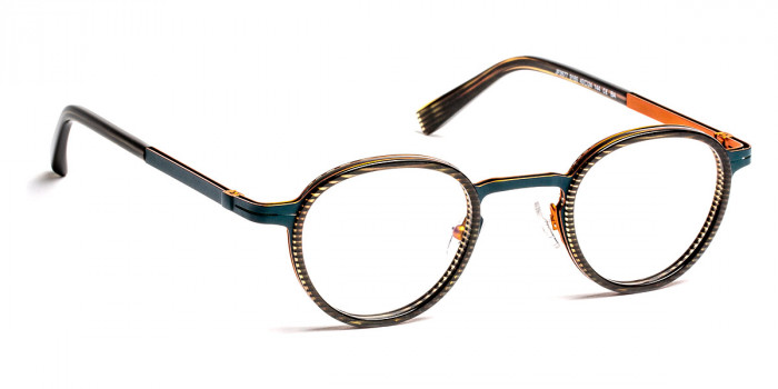 J. F. Rey™ JF2677 9165 43 - Stripes Brown/Blue/Copper