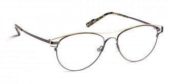 Color: Khaki/Shiny Yellow Gold (4555) - J. F. Rey JFRJF2829455554
