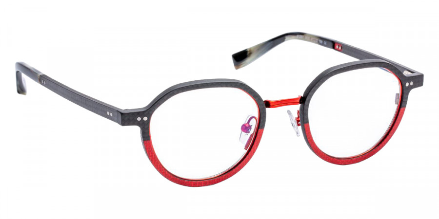 J. F. Rey™ JF2901 0030 47 - Carbon/Fiber Red/Red