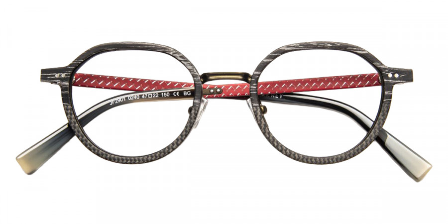 J. F. Rey™ JF2901 0240 47 - Wood/Carbon/Red/Khaki