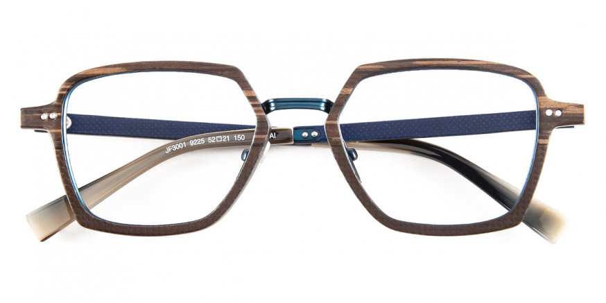 J. F. Rey™ JF3001 9225 52 - Wood/Fiber Glasses Brown/Blue