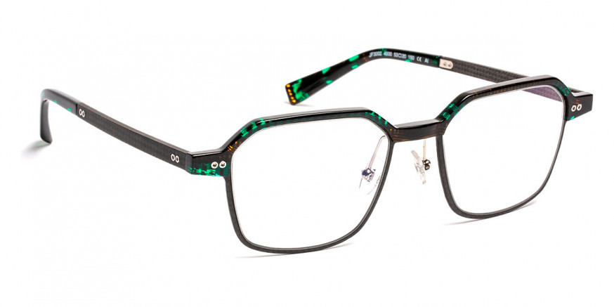 J. F. Rey™ JF3002 4500 53 - Green/Orange/Fiber Glasses Black