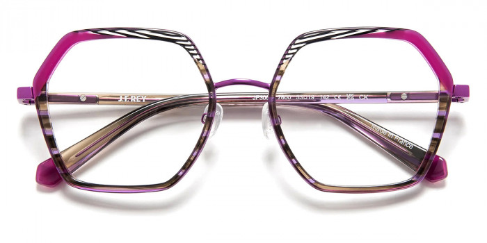 J. F. Rey™ JF3060 7800 53 - Stripes Purple/Black/Pink