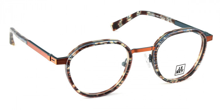 JF Rey ワインレッド ラウンドフレーム J. F. Rey™ JF3075 Round Eyeglasses | EyeOns.com