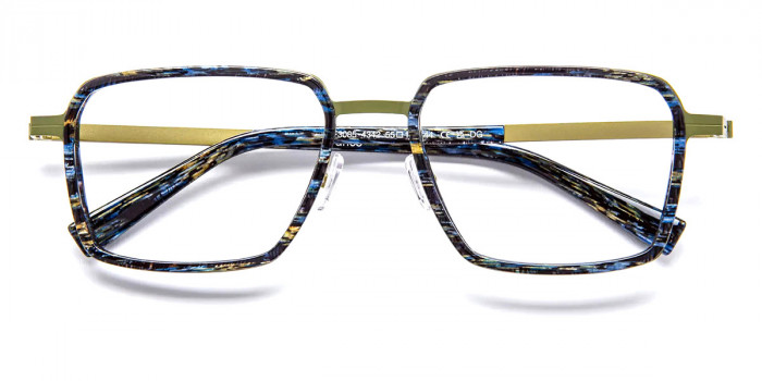 J. F. Rey™ JF3085 4342 55 - Demi Blue/Khaki/Green