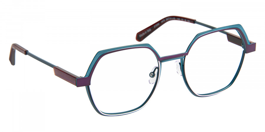 J. F. Rey™ JF3094 4475 51 - Green Peacock/Plum