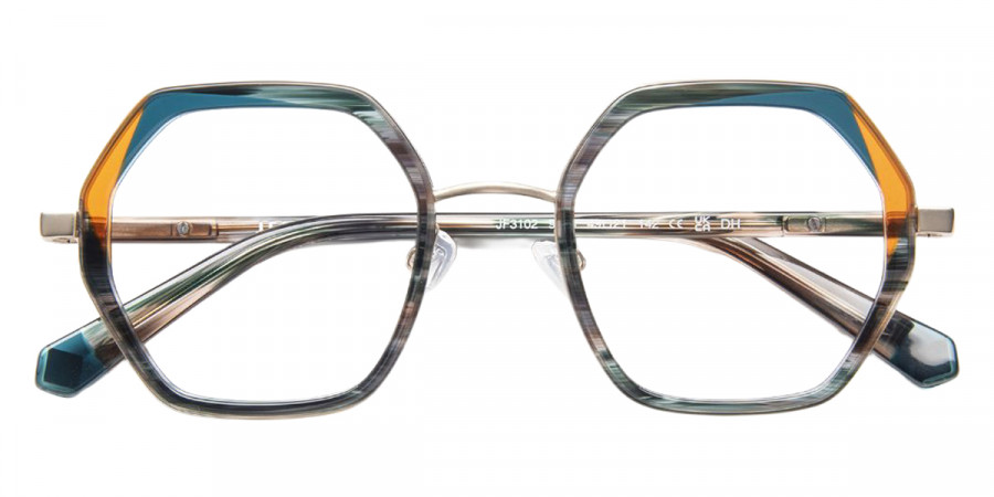 J. F. Rey™ JF3102 9044 49 - Horn/Green/Copper/Gold