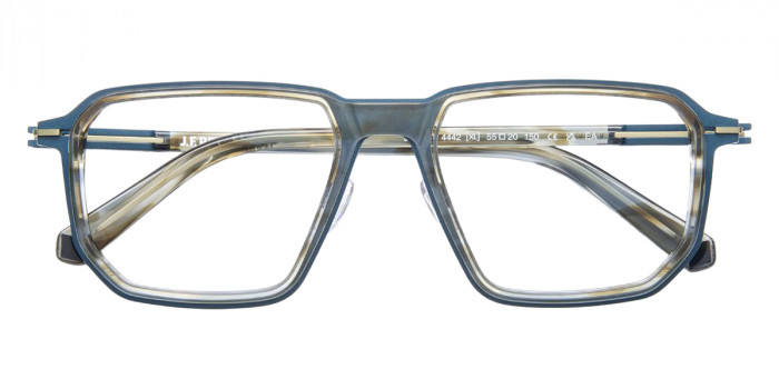 J. F. Rey™ JF3107 4442 55 - Horn/Blue/Green