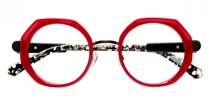 J. F. Rey™ JF3118 0855 47 - Burgundy/Black/Leopard