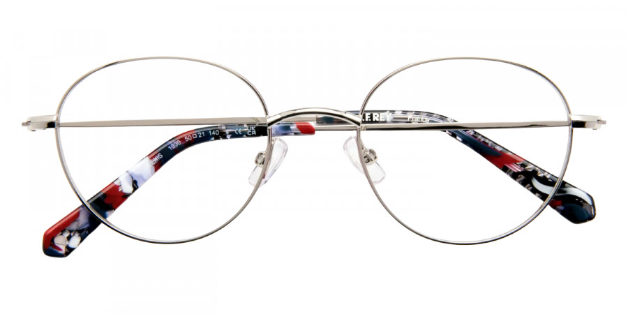 J. F. Rey™ Alexis 1330 50 - Shiny Silver/Burgundy