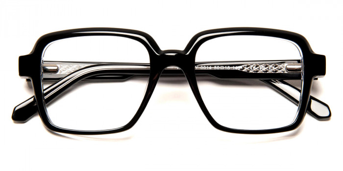 J. F. Rey™ Amaury 0014 50 - Black/White/Crystal