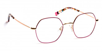Color: Plum/Shiny Pink Gold (7555) - J. F. Rey JFRKTCAMELIA755546
