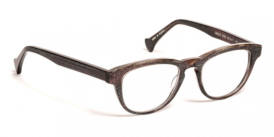 J. F. Rey™ GINGER 0082 48 - Black Spangles/Plum