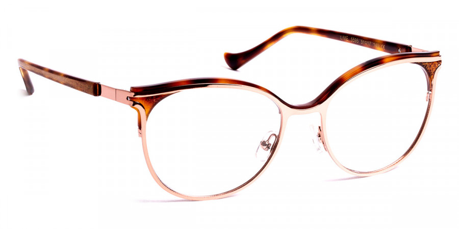 J. F. Rey™ LIME 5595 51 - Shiny Gold/Gold Demi