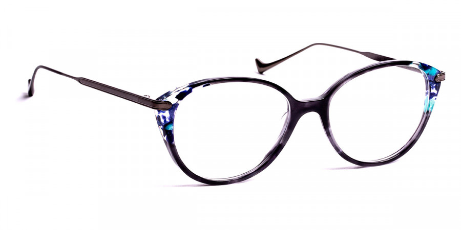 J. F. Rey™ Lisa 0520 50 - Black Seashell/Blue