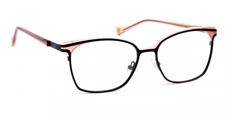 J. F. Rey™ LITCHI 0082 53 - Black/Soft Pink