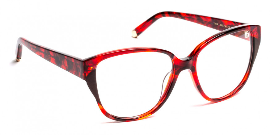 J. F. Rey™ Thea 3001 56 - Red Refined/Black