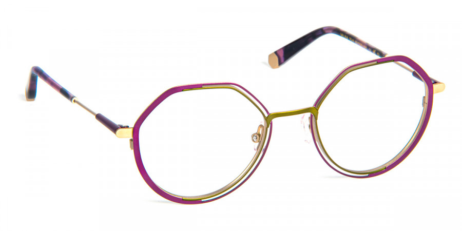 J. F. Rey™ VALINA 7548 50 - Purple/Khaki/Gold