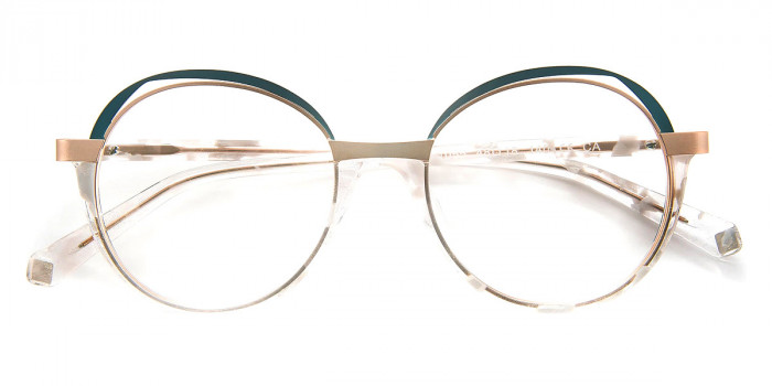 J. F. Rey™ PA097 1055 48 - White/Pink Gold/Green