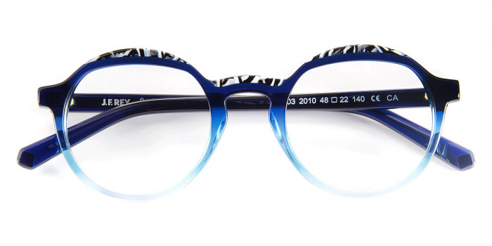 J. F. Rey™ PA103 2010 48 - Gradient Blue/Vermicelli Black/White