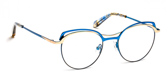 J. F. Rey™ PM081 2500 47 - Blue/Soft Gold/Satin Black