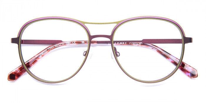 J. F. Rey™ PM101 7543 50 - Plum/Khaki/Pink