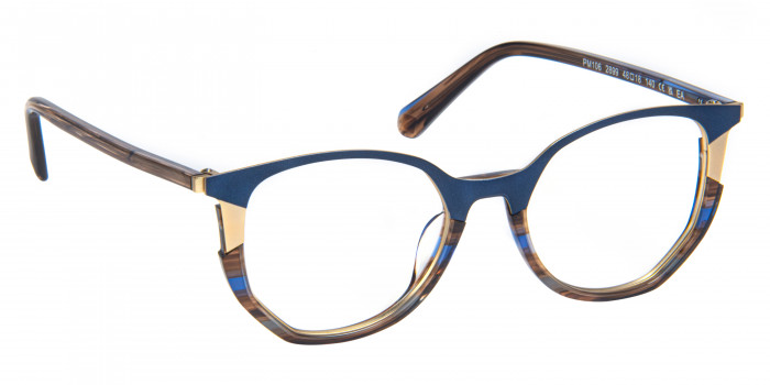 J. F. Rey™ PM106 2899 48 - Stripes Brown/Blue/Navy/Gold