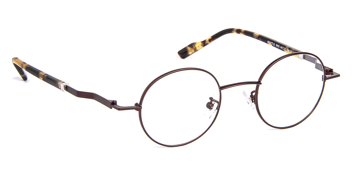 J. F. Rey™ Seattle 3605 44 Burgundy/Ruthenium Eyeglasses