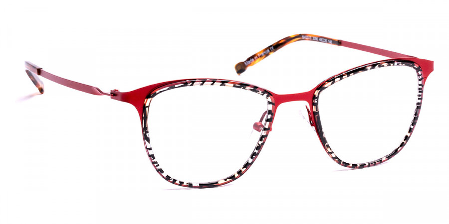 J. F. Rey™ SH2013 3090 48 - Light Red/Brown/Black