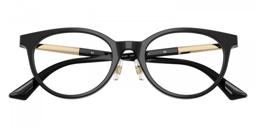Color: Black/Pale Gold (5000) - Jimmy Choo JC3039D500048