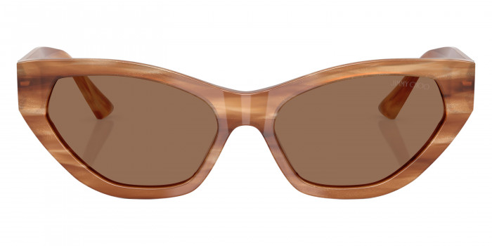 Jimmy Choo™ JC5022B 505573 55 - Striped Havana Glitter Brown