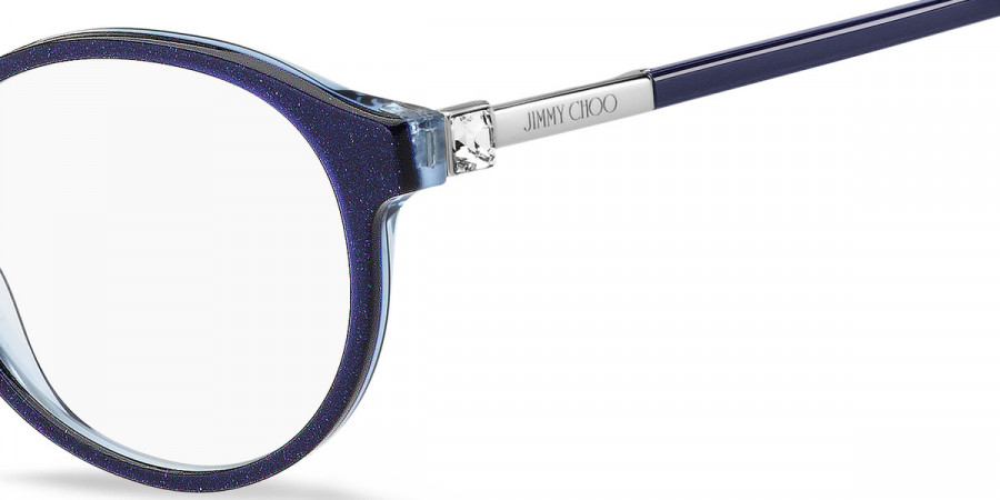 Jimmy Choo™ JC272 0JOO 49 Blue Glitter Eyeglasses