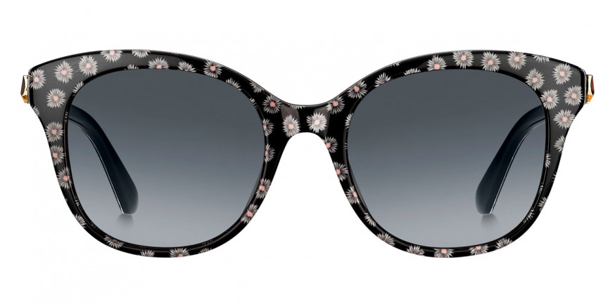 Kate Spade™ Bianka/G/S 0TAY9O 52 Black Pattern White Sunglasses