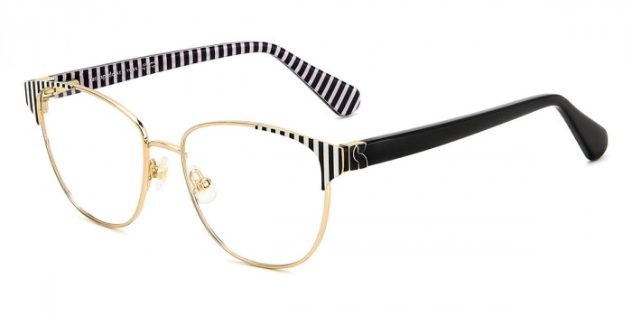 Kate Spade™ DOVE/G 0NZU 52 - Gold Pattern Black