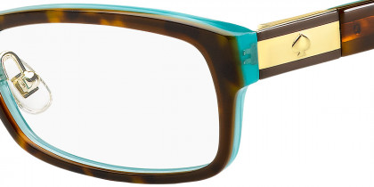Kate Spade™ Jolisa 0FZL 53 Havana Turquoise Eyeglasses