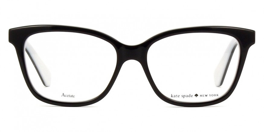 Kate Spade™ Jorja 09HT 53 Black Ivory Eyeglasses