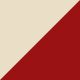 Beige/Red