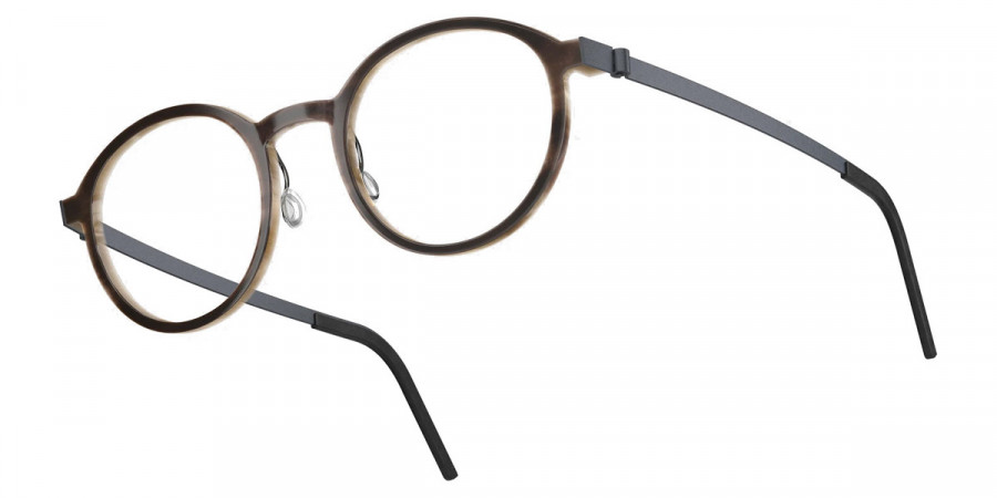 Color: Medium Brown/Light Brown U16 SL93 Blue Gradient- Lindberg Buffalo Titanium LND1828H18U1648