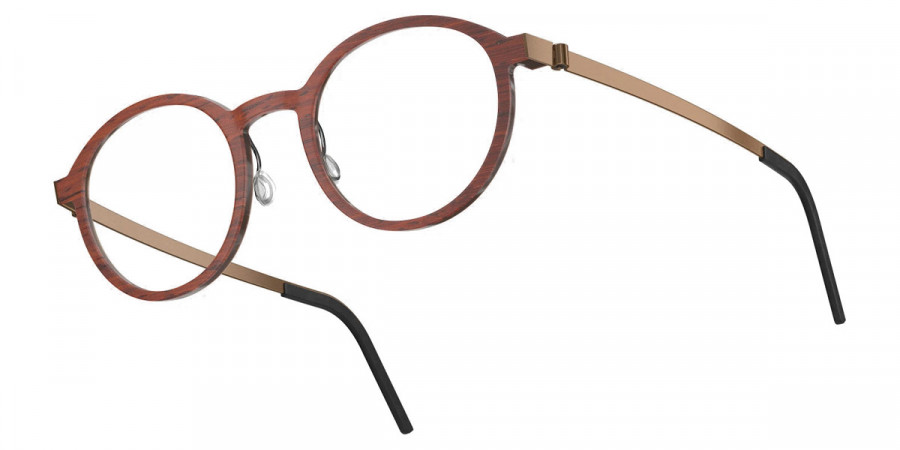 Color: Padauk/Dark Brown PU15 SL86 Dark Gray Gradient- Lindberg Buffalo Titanium LND1828WD13PU1545