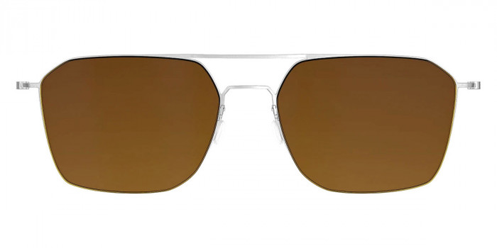 Lindberg™ 8809 - 05 IP01 Brown Polarized 57 Sun Titanium