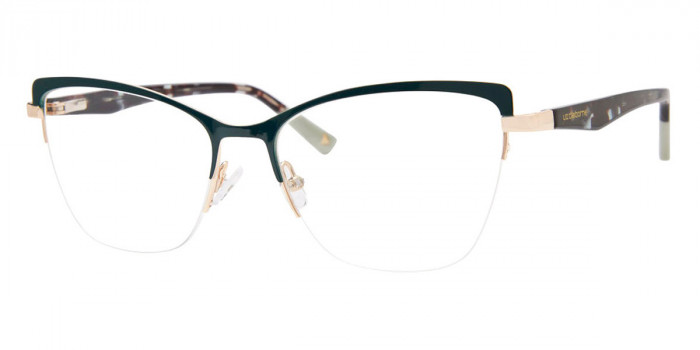 Liz Claiborne™ L 686 0P8J 54 - Dark Green Havana