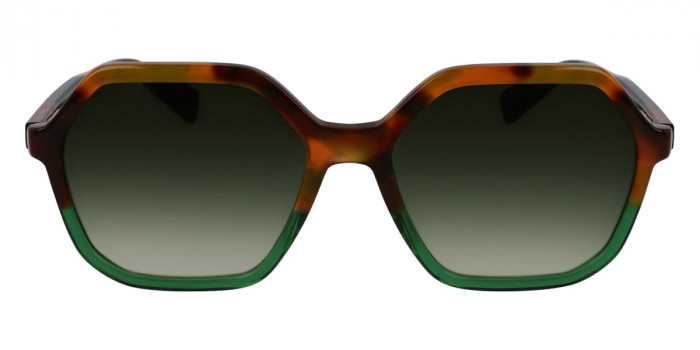 Longchamp™ LO760S 263 56 - Brown Green Havana/Green