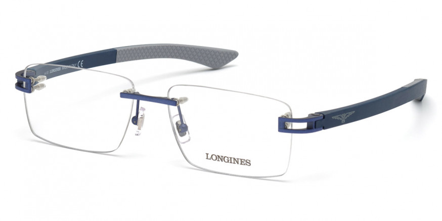 Longines™ LG5006-H 090 55 - Sniny Transparent Blue/Rubberized Blue & Gray
